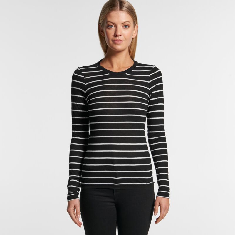 AS Colour FINE STRIPE LS TEE 4027 FINE STRIPE LS TEE Thumbnail