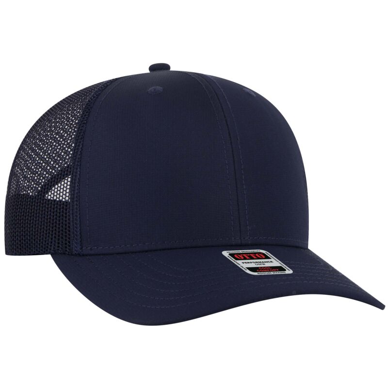 OTTO Cap OTTO CAP 6 Panel Mid Profile Mesh Back Trucker Hat 112-3 OTTO CAP 6 Panel Mid Profile Mesh Back Trucker Hat Thumbnail
