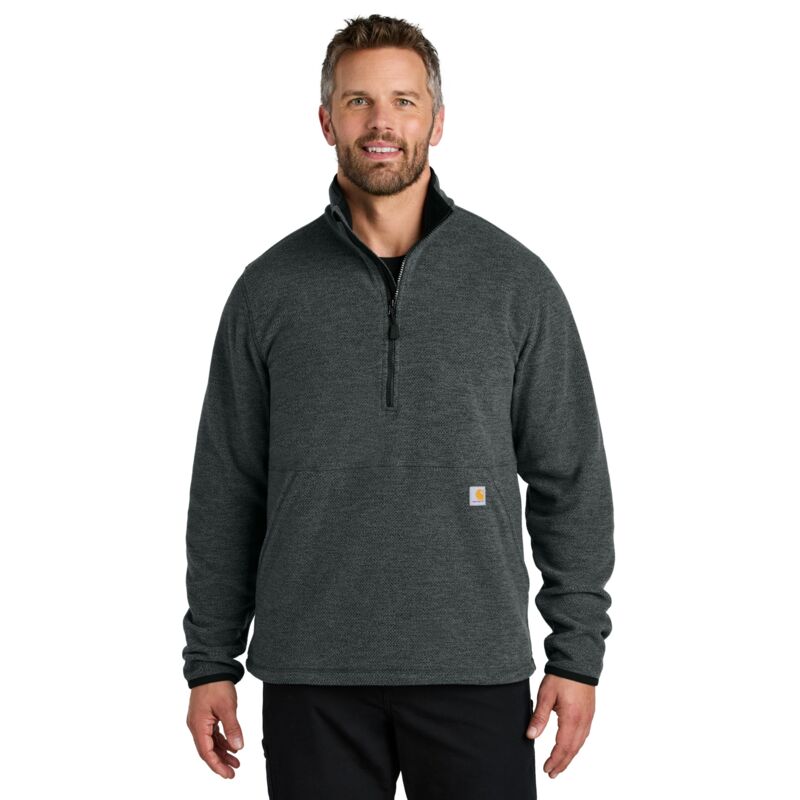 Carhartt Textured 1/2 Zip Fleece Jacket CT106417 Textured 1/2 Zip Fleece Jacket Thumbnail