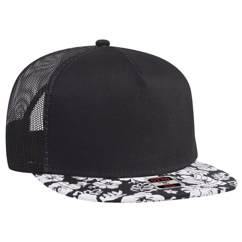 OTTO Cap OTTO CAP "OTTO SNAP" 5 Panel Mid Profile Mesh Back Trucker Snapback Hat 154-1155 OTTO CAP "OTTO SNAP" 5 Panel Mid Profile Mesh Back Trucker Snapback Hat Thumbnail
