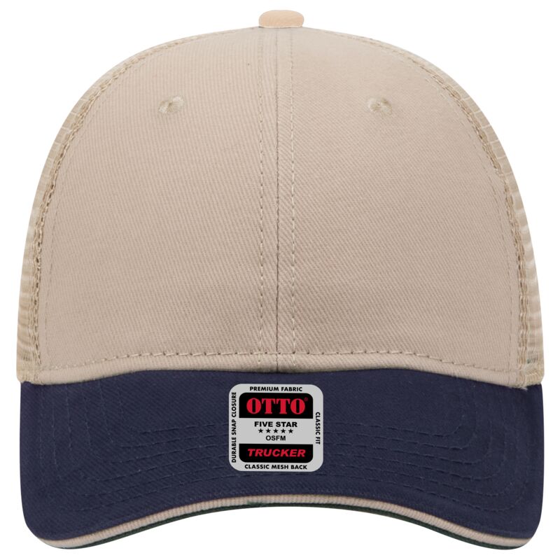 OTTO Cap OTTO CAP 6 Panel Low Profile Mesh Back Trucker Hat 84-482 OTTO CAP 6 Panel Low Profile Mesh Back Trucker Hat Thumbnail