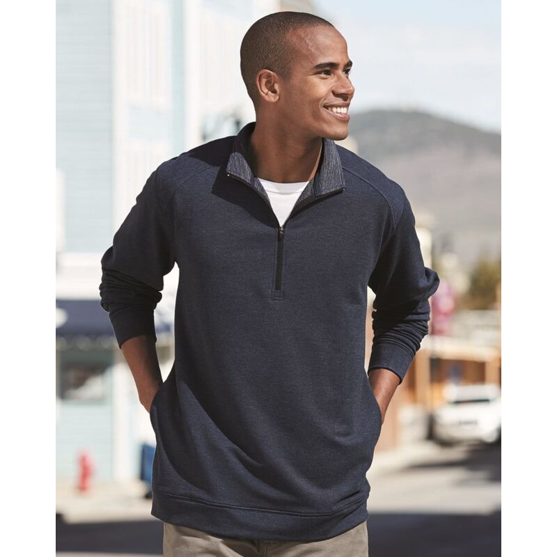 J. America Omega Stretch Quarter-Zip Pullover 8434 Omega Stretch Quarter-Zip Pullover Thumbnail