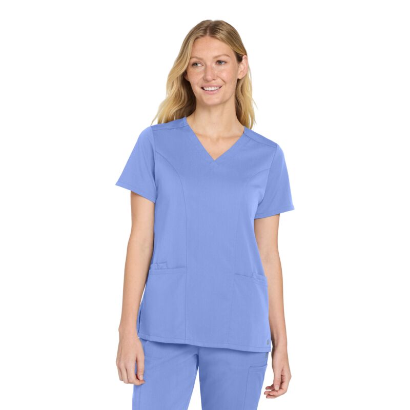 Wink Women's Premiere Flex V Neck Top WW4168 Women's Premiere Flex V Neck Top Thumbnail