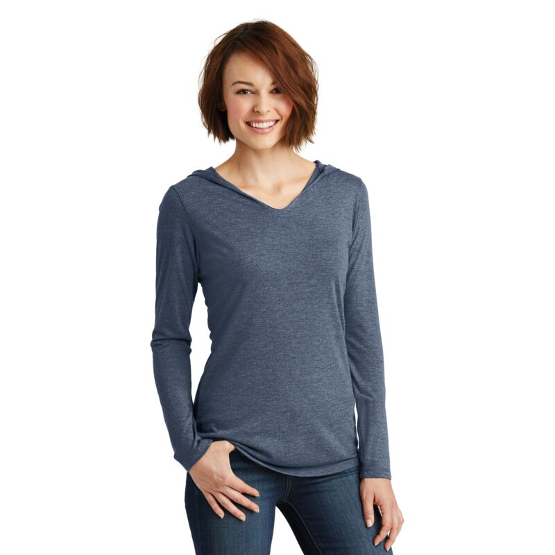 District Women's Perfect Tri ® Long Sleeve Hoodie DM139L Women's Perfect Tri ® Long Sleeve Hoodie Thumbnail