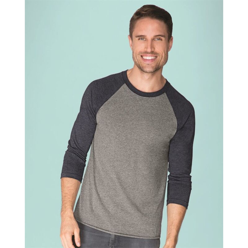 Next Level Apparel Unisex Triblend Three-Quarter Sleeve Raglan 6051 Unisex Triblend Three-Quarter Sleeve Raglan Thumbnail