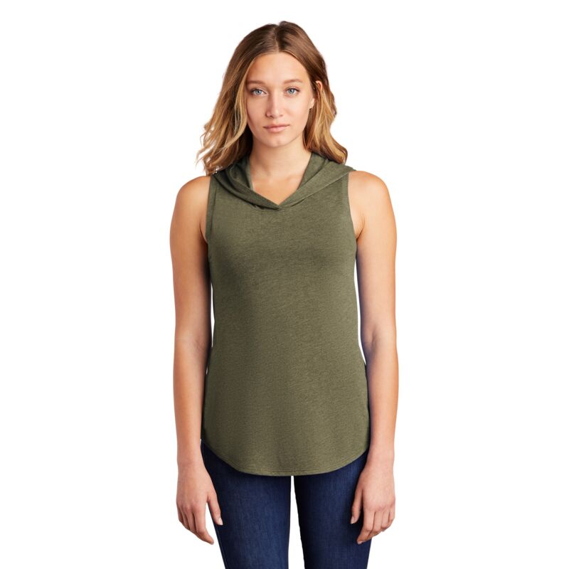 District ® Women's Perfect Tri ® Sleeveless Hoodie DT1375 ® Women's Perfect Tri ® Sleeveless Hoodie Thumbnail