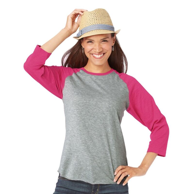 LAT Women's Baseball Fine Jersey Tee 3530 Women's Baseball Fine Jersey Tee Thumbnail