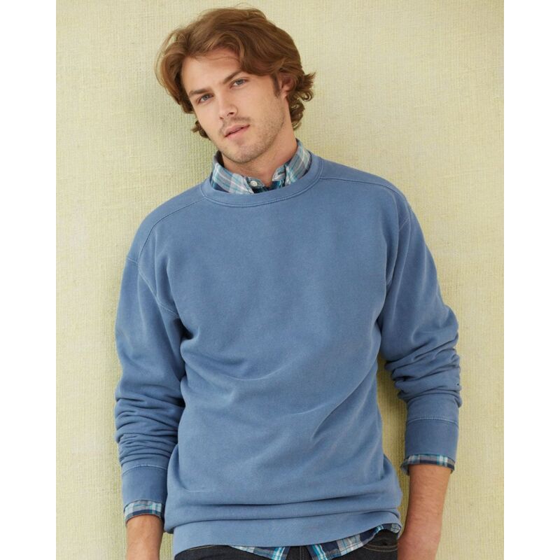 Comfort Colors Garment Dyed Ringspun Crewneck Sweatshirt 1566 Garment Dyed Ringspun Crewneck Sweatshirt Thumbnail