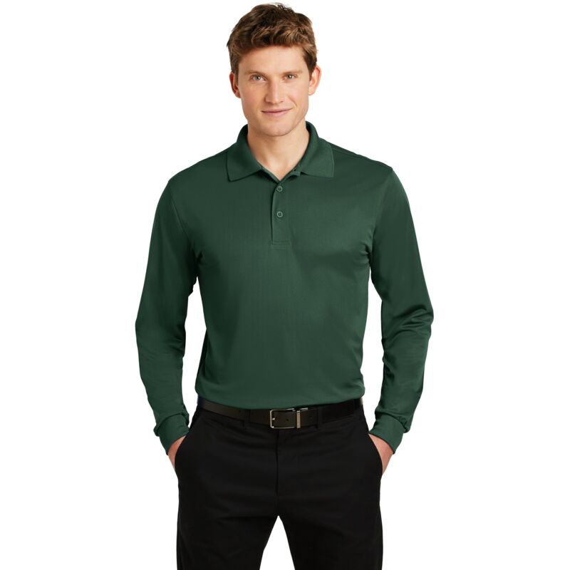 Sport Tek Long Sleeve Micropique Sport Wick Ā® Polo ST657 Long Sleeve Micropique Sport Wick Ā® Polo Thumbnail