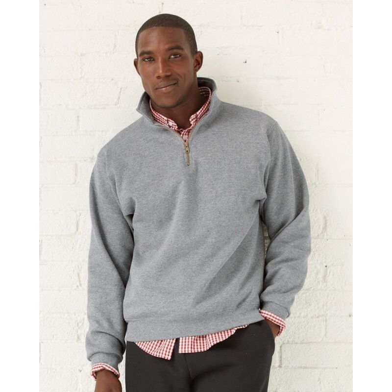 Jerzees Super Sweats NuBlendĀ® Quarter-Zip Cadet Collar Sweatshirt 4528MR Super Sweats NuBlendĀ® Quarter-Zip Cadet Collar Sweatshirt Thumbnail