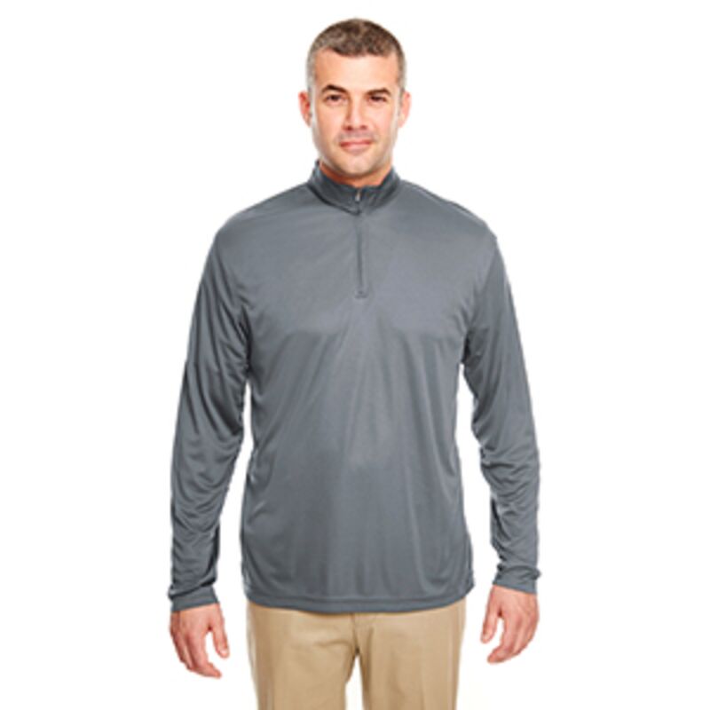 UltraClub Men's Cool & Dry Sport Performance Interlock Quarter-Zip Pullover 8424 Men's Cool & Dry Sport Performance Interlock Quarter-Zip Pullover Thumbnail