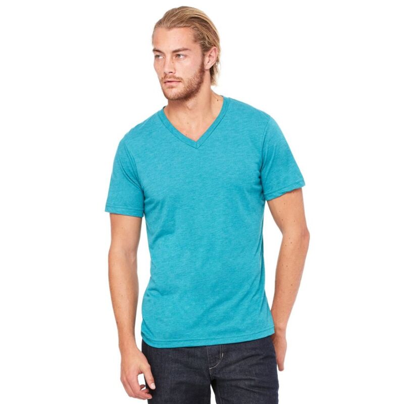 Bella + Canvas Unisex Triblend V-Neck Short Sleeve Tee 3415 Unisex Triblend V-Neck Short Sleeve Tee Thumbnail