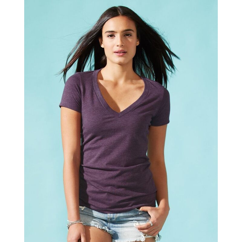 Next Level Apparel Women’s CVC Short Sleeve Deep V 6640 Women’s CVC Short Sleeve Deep V Thumbnail