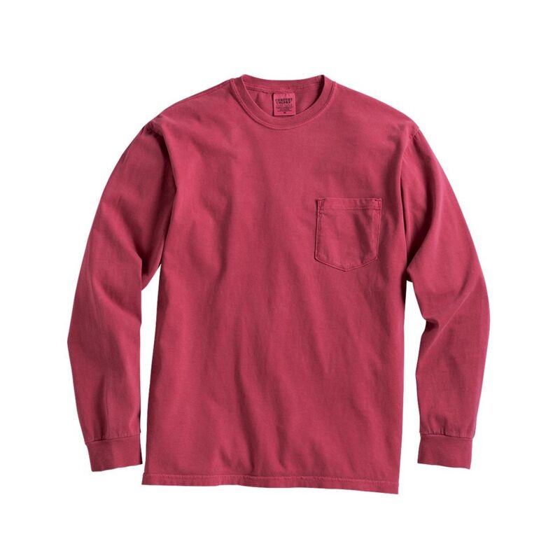 Comfort Colors Garment-Dyed Heavyweight Long Sleeve Pocket T-Shirt 4410 Garment-Dyed Heavyweight Long Sleeve Pocket T-Shirt Thumbnail