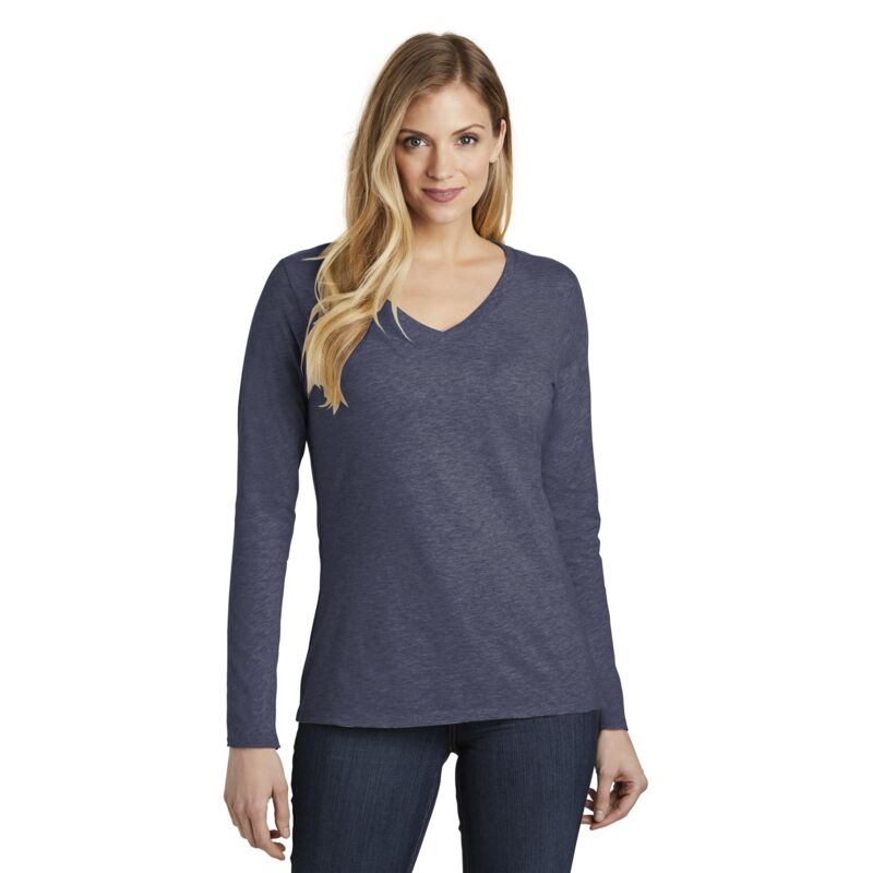 District ® Women's Very Important Tee ® Long Sleeve V Neck DT6201 ® Women's Very Important Tee ® Long Sleeve V Neck Thumbnail