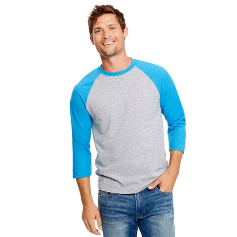Hanes X-Temp® Three-Quarter Raglan Sleeve Baseball T-Shirt 42BA X-Temp® Three-Quarter Raglan Sleeve Baseball T-Shirt Thumbnail