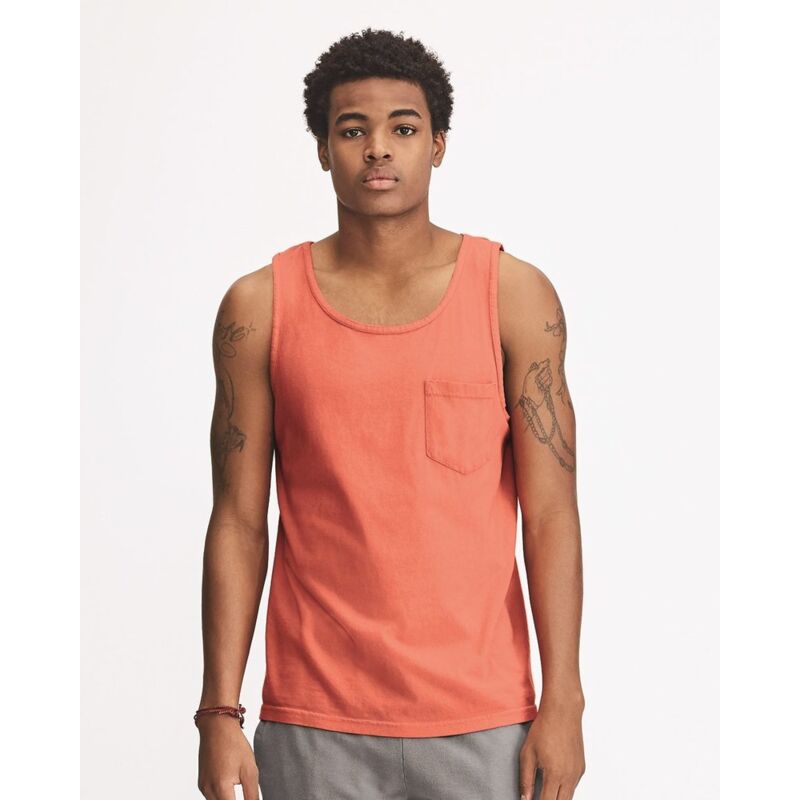 Comfort Colors Garment-Dyed Heavyweight Pocket Tank Top 9330 Garment-Dyed Heavyweight Pocket Tank Top Thumbnail