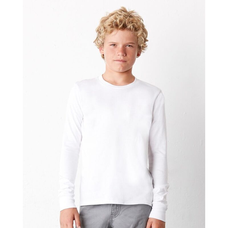 Bella + Canvas Youth Jersey Long Sleeve Tee 3501Y Youth Jersey Long Sleeve Tee Thumbnail