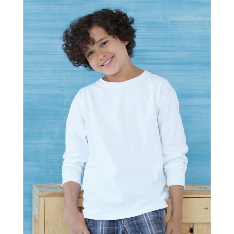 Gildan Ultra Cotton® Youth Long Sleeve T-Shirt 2400B Ultra Cotton® Youth Long Sleeve T-Shirt Thumbnail