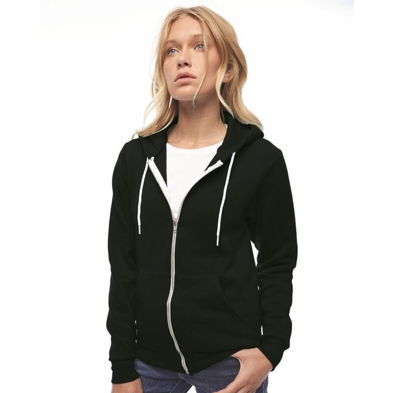 American Apparel Flex Fleece Unisex Full-Zip Hoodie F497W Flex Fleece Unisex Full-Zip Hoodie Thumbnail