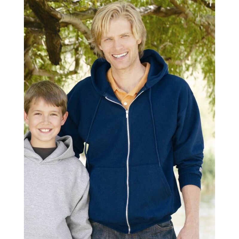 Champion Double Dry Eco® Full-Zip Hooded Sweatshirt S800 Double Dry Eco® Full-Zip Hooded Sweatshirt Thumbnail