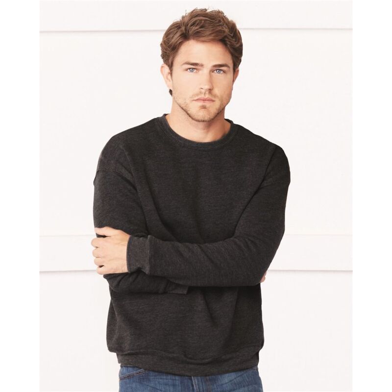 Bella + Canvas Unisex Sponge Fleece Drop Shoulder Sweatshirt 3945 Unisex Sponge Fleece Drop Shoulder Sweatshirt Thumbnail