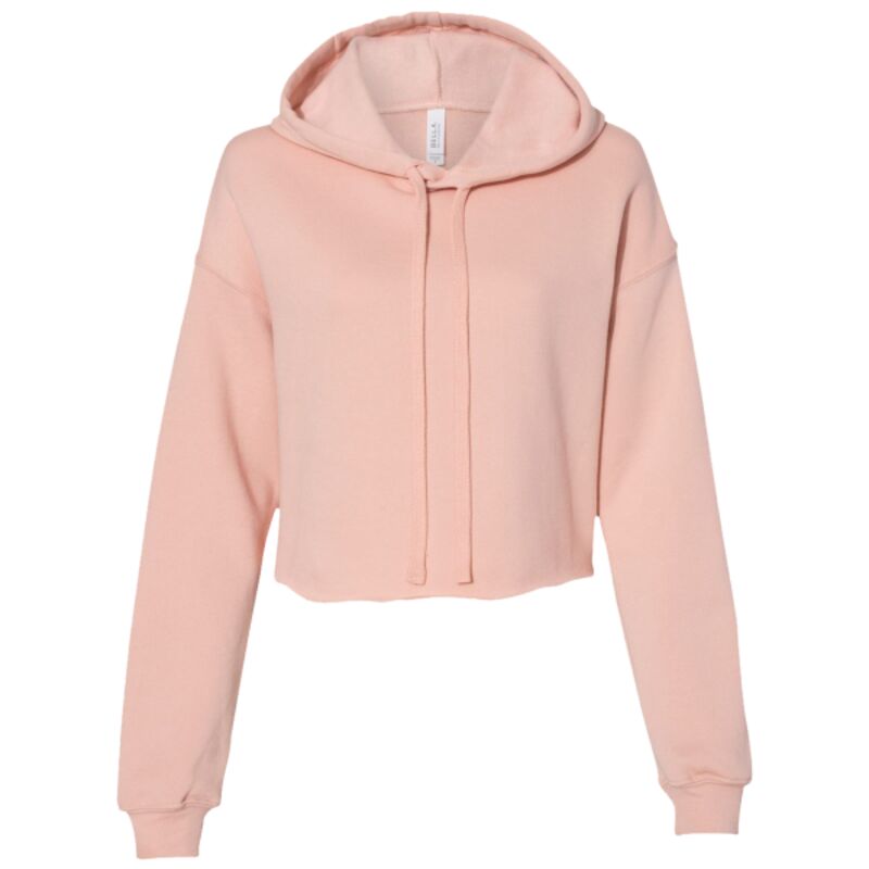 Bella + Canvas Women's Cropped Fleece Hoodie 7502 Women's Cropped Fleece Hoodie Thumbnail