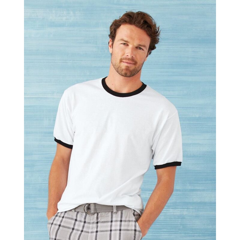 Gildan DryBlend® Ringer T-Shirt 8600 DryBlend® Ringer T-Shirt Thumbnail