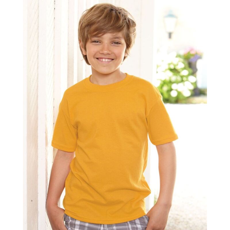 Hanes Ecosmart™ Youth Short Sleeve T-Shirt 5370 Ecosmart™ Youth Short Sleeve T-Shirt Thumbnail