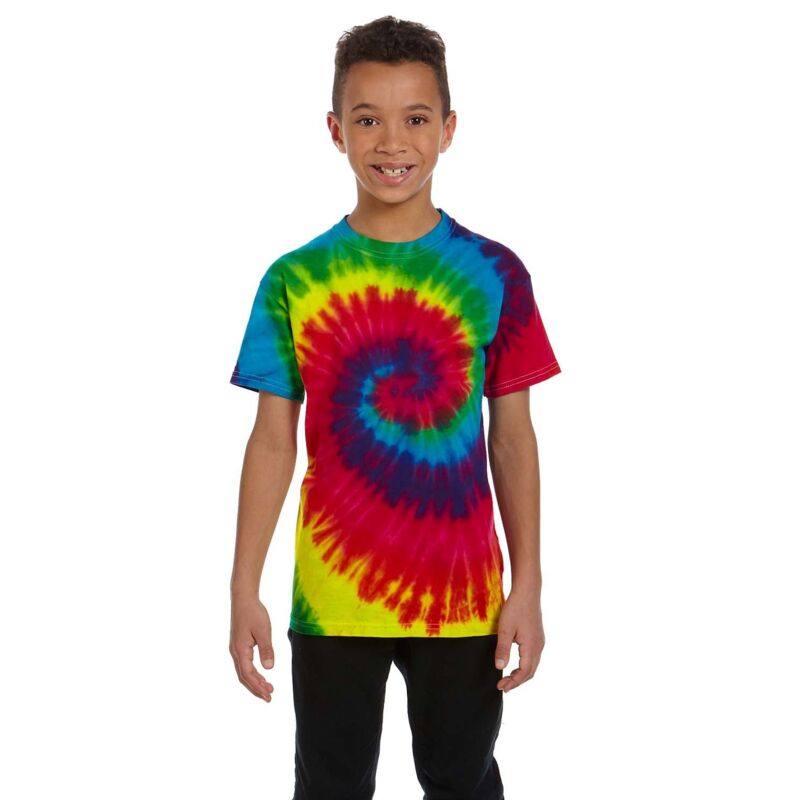 Tie-Dye Youth 5.4 oz. 100% Cotton T-Shirt CD100Y Youth 5.4 oz. 100% Cotton T-Shirt Thumbnail